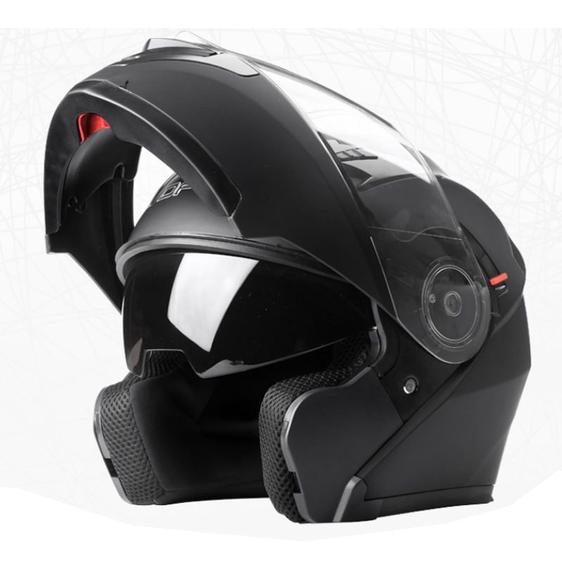A full face helmet will keep you safe