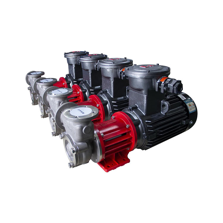 How a gas and liquid mixing pump typically operates