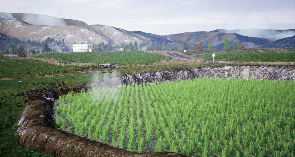 China Agricultural Drone Training Simulator for Hands-On Precision Farming Practice